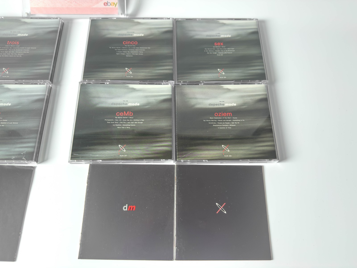 Depeche Mode X1 X2 Japan Alfa Records Only 8 CD Limited Track Box