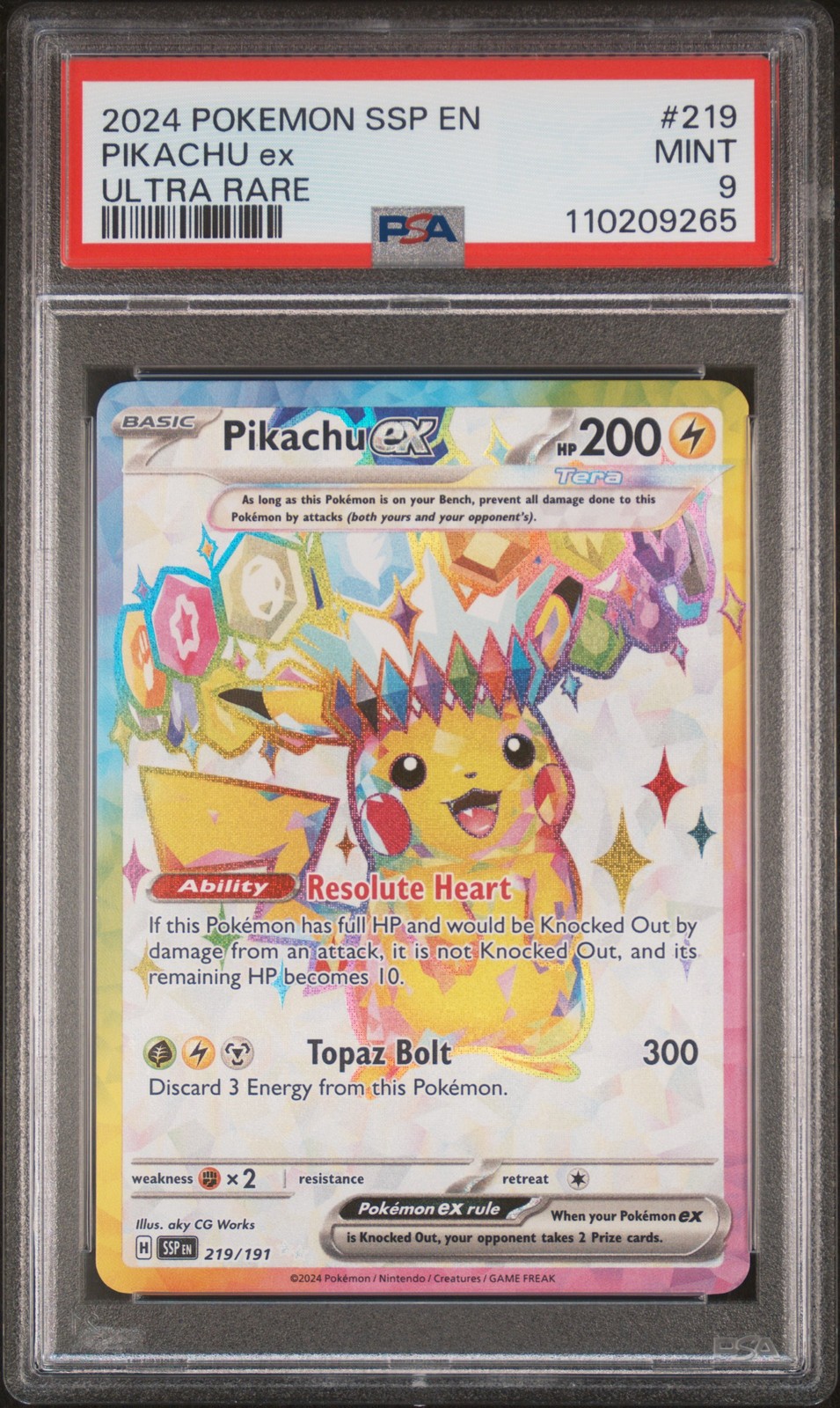 Pikachu ex #219