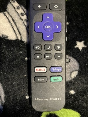 TCL/Roku TV Replacement Remote with Volume Control Button. BATTERY COVER MISSING