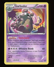 Garbodor 57/122 Rare Holo Card XY BREAKpoint Pokemon TCG LP