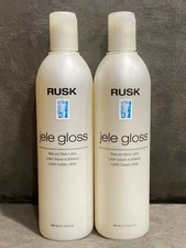RUSK JELE GLOSS BODY & SHINE LOTION FOR HAIR TEXTURE & VOLUME - 2 PACK - 13.5 OZ