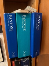 LOT Vintage PANTONE Color Books, COATED UNCOATED TINTS METALLIC