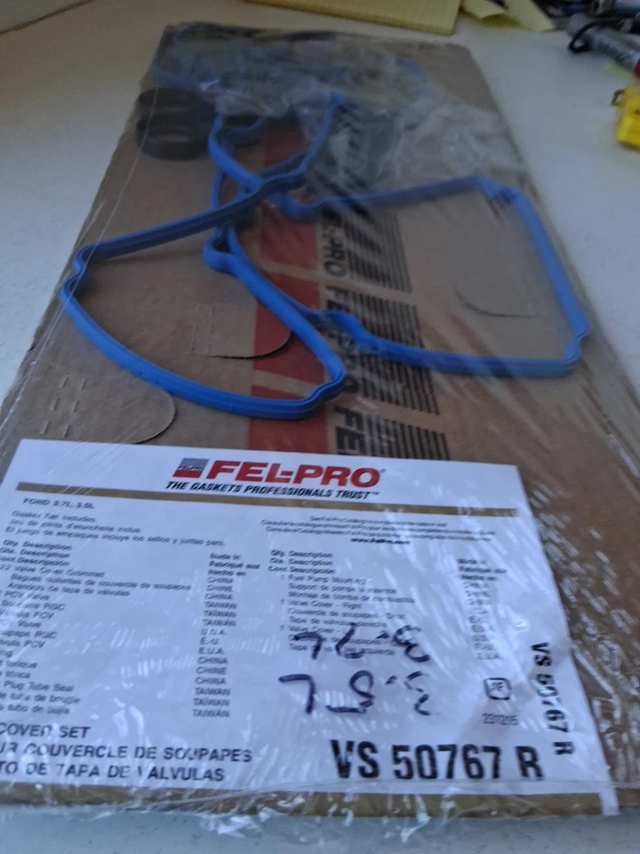 Комплект прокладок крышек клапанов двигателя Fel-Pro VS 50767 R подходит для Ford 3,5 л 3,7 л - Изображение 2 из 4