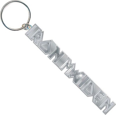 Gadget - Iron Maiden: Logo With No Tails (Portachiavi Metallo) -D- Rock Off
