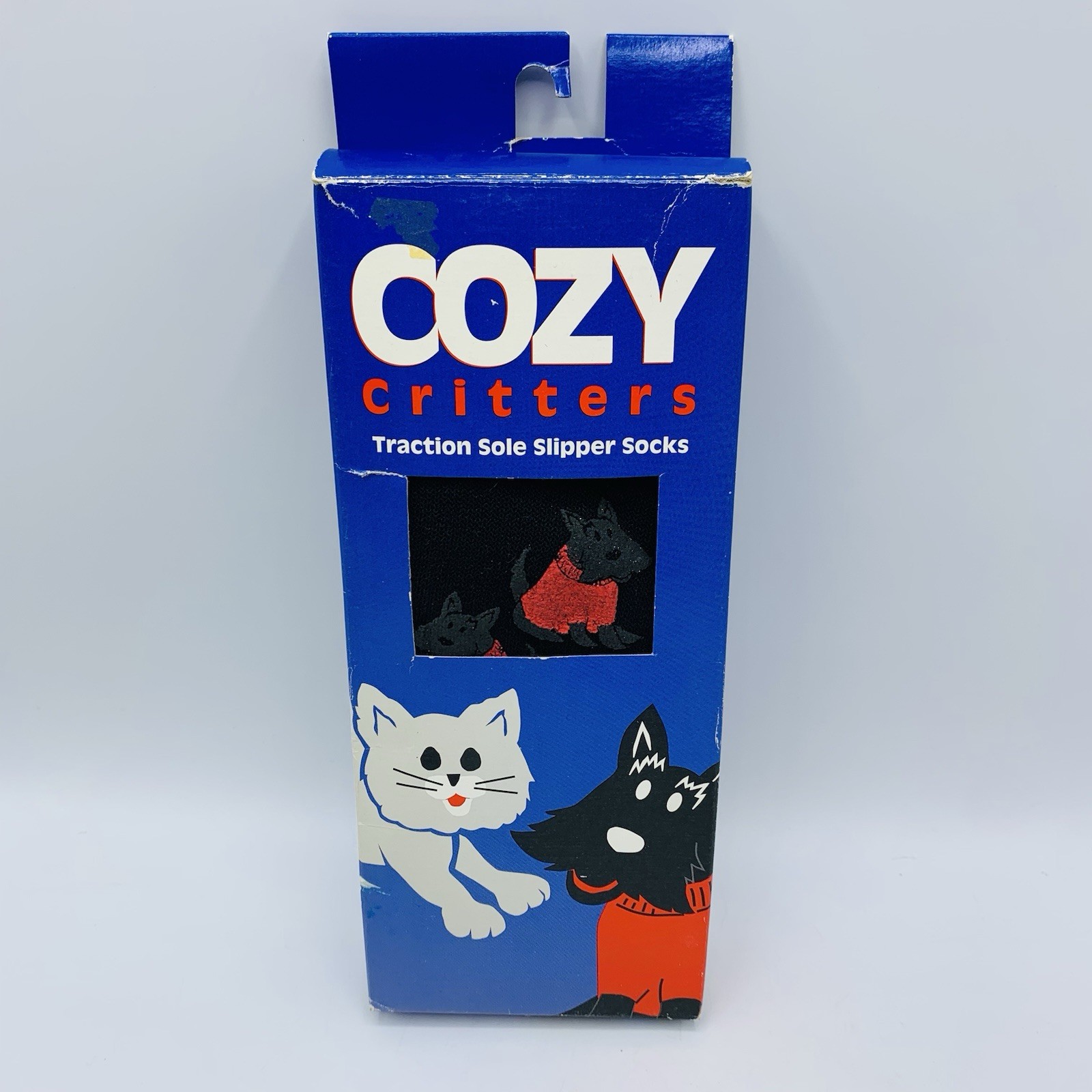 SAOLA Calzini ciabatte suola trazione Cozy Critters Scottish Terrier Scotty Dog Scotch vintage
