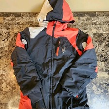 Spyder Kids 14 Ski Jacket 152 Black Red Insulated Winter Coat
