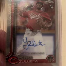 2025 Topps Chrome - Rookie Autographs Yosver Zulueta #RA-YZ (AU, RC)