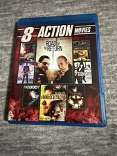 8 Action Movies Blu-ray Disc, 2014, 2-Disc Set 