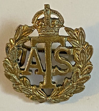 Auxiliary Territorial Service ATS pin badge/ brooch made by J.R. Gaunt.