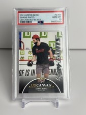 2021-22 Upper Deck Young Guns Black Canvas SP - Shane Pinto - Rookie PSA 10