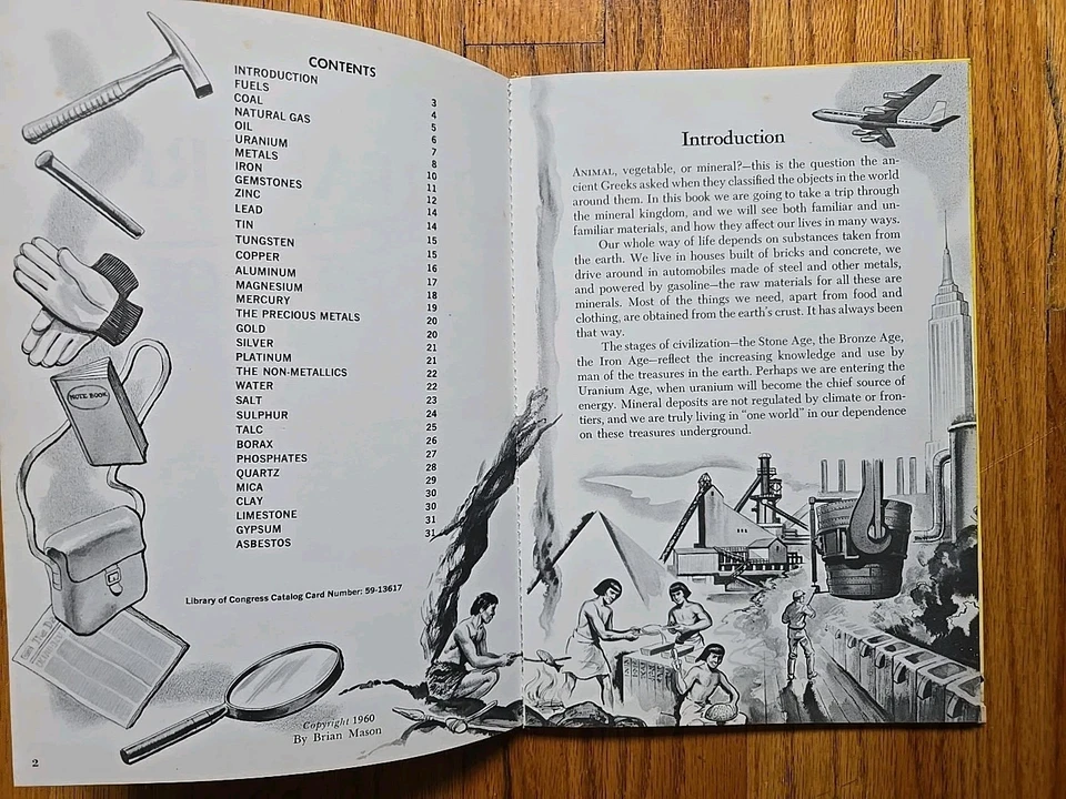 VTG MCM 60s YA Science Book Lot - Magnets, Weather, Geology, Minerals - Image 4 of 4