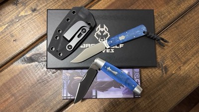 Combo Jack Wolf  Stockman / Fixedc Blue Bone