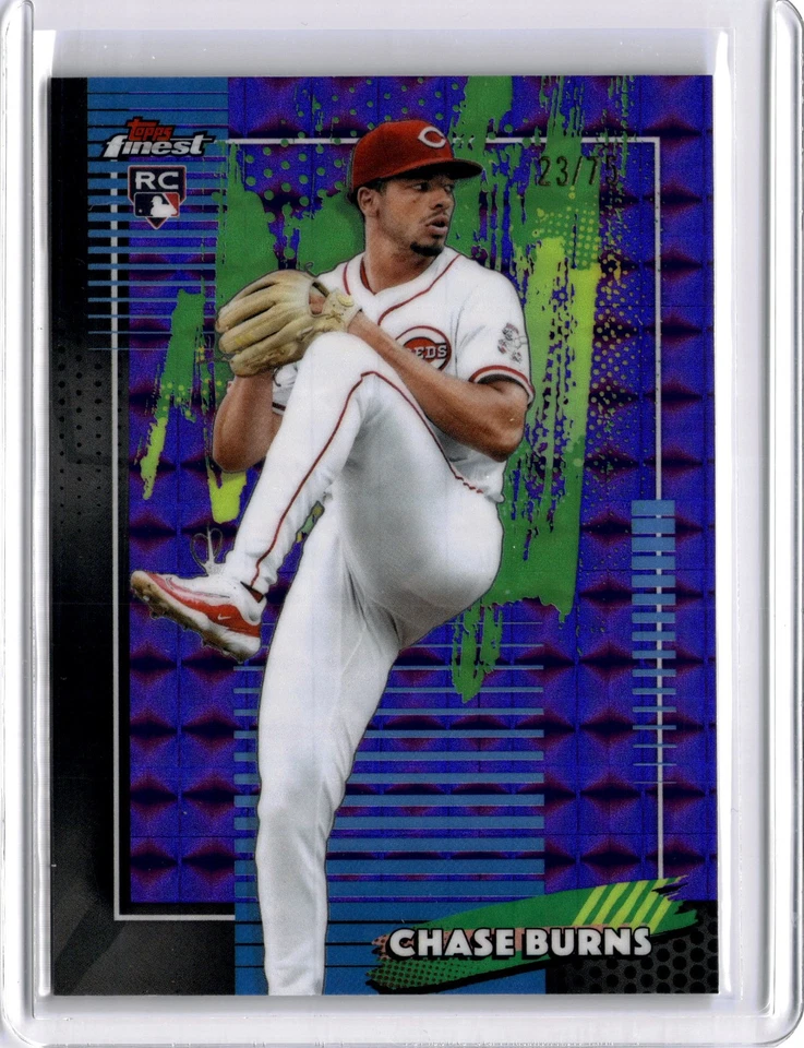 Chase Burns /75 - Cincinnati Reds - Rookie - Topps MLB Finest 2026 - Bild 1 von 2