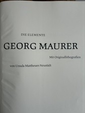 Ursula Mattheuer-Neustädt, Originallithografien zu Georg Maurer "Die Elemente"