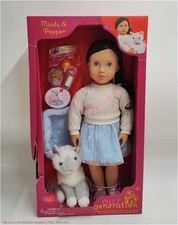 Our Generation Mindy  Pepper 18'' Doll  Pet Kitten Set SEE DETAILS