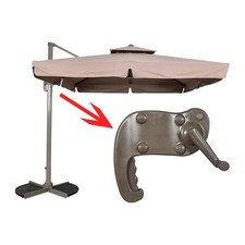 Patio Umbrella Crank Handle Outdoor Umbrella Parts for Hotel Picnic Terrace