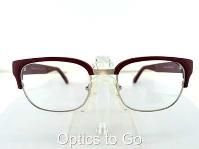 ANDY WOLF 4520 C: C (DARK RED)  55-20-145 Eyeglass Frames
