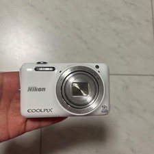 Nikon COOLPIX S6600 White Digital Camera 16MP 12x Optical Zoom From JAPAN