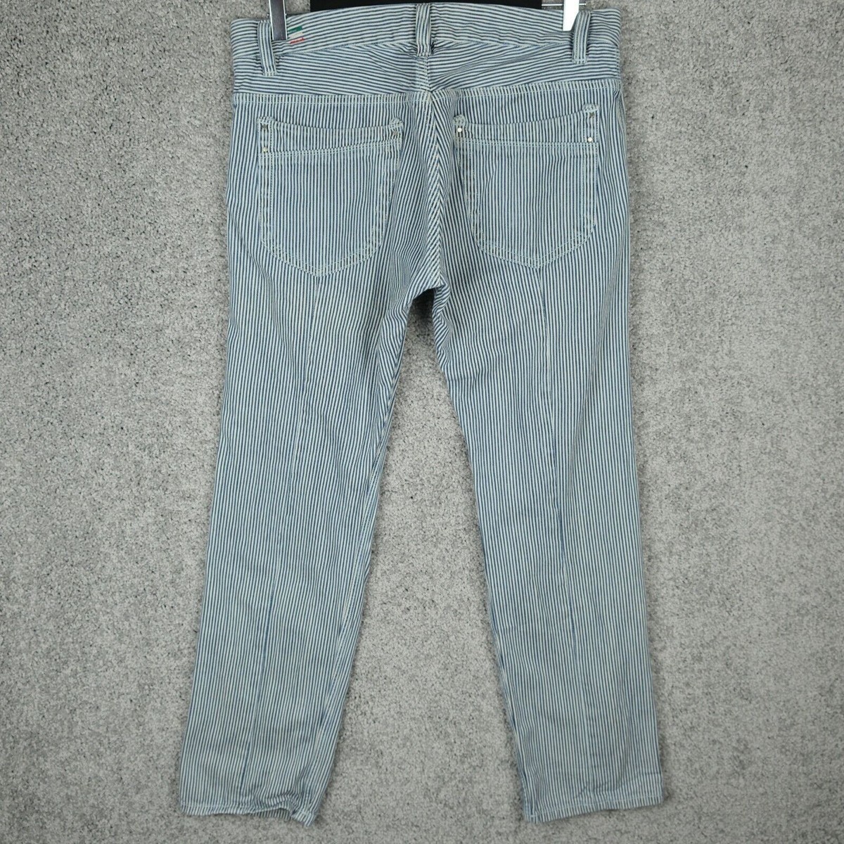 DIESEL MENS PANT 008ER CHINEW SPECIAL W32 L30 BLUE WHITE DIESEL MENS PANT 008ER CHINEW SPECIAL W32 L30 BLUE WHITE