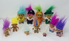 Lot Of 11 Variety Of Russ Vintage Troll Dolls Pirate Pumpkin Leprechaun Baby