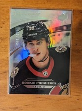 2021-22 Upper Deck Trilogy Shane Pinto Rookie Premieres Level 3 263/299