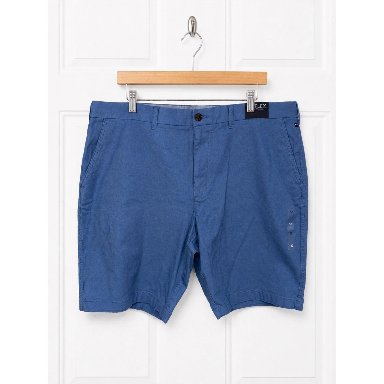 Tommy Hilfiger TH Flex Mens Blue Chino Shorts Size 42 Regular Fit Stretch NWT
Opens in a new window