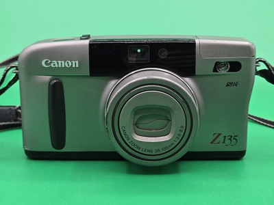 #ad #ad Canon Sure Shot Z135 Zoom Camera 38 135mm Film Tested Point Shoot Silver $83.99