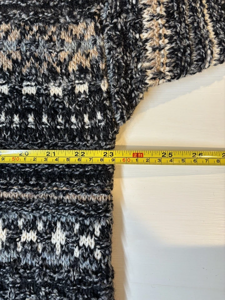 Vtg 70s Gaeltarra Womens L Wool Fair Isle Nordic Scandi Knit Sweater Ireland - Image 4 of 4