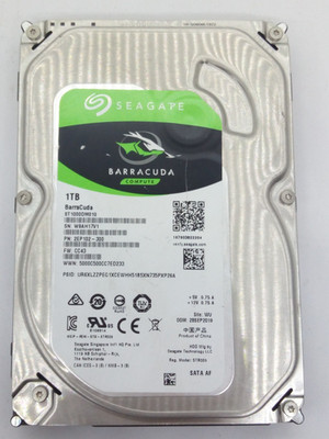 SEAGATE Barracuda SATA FESTPLATTE  1TB  S/N: W9AH17V1  3,5 '' #FP4512