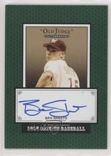 2005 Upper Deck Origins Old Judge Ben Sheets #BS Auto 0f6