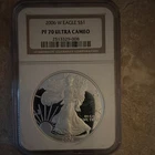 U.S. Mint American Eagle 2006 1 oz Silver Proof NGC PF 70 Ultra Cameo
