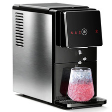 Nugget Ice Maker Countertop, 33 Lbs/24H, Automatic Ice Dispenser, Self-Cleaning