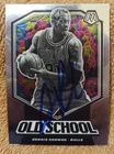 Dennis Rodman Autographed Mosaic Old School Card- In Person Signed Chicago Bulls