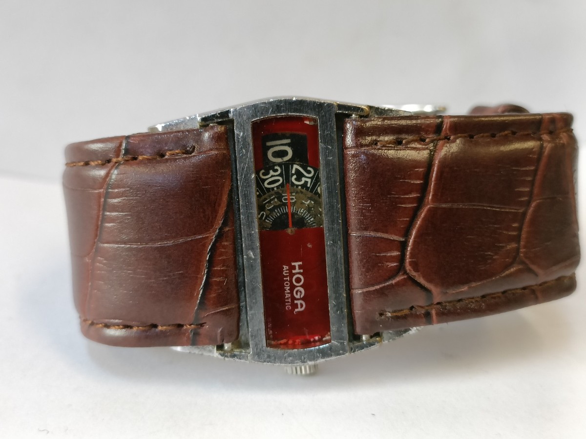VINTAGE HOGA DIRECTIME JUMP-HOUR AUTOMATIC SWISS MEN'S WORKING | eBay