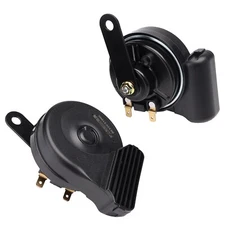 FARBIN Compact Car Horns Super Loud Waterproof Electric Horns High and Low