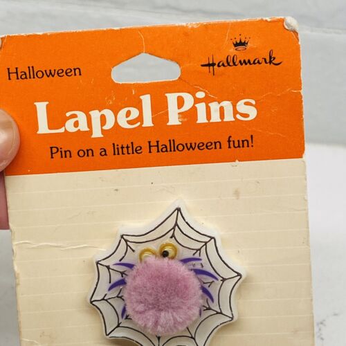 Vintage Halloween Hallmark Spider Anstecknadel NOS 1980’s - Bild 4 von 7