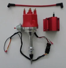 Small Cap 6 Cylinder HEI Distributor for AMC/JEEP INLINE 6 232 258 +50,000 COIL