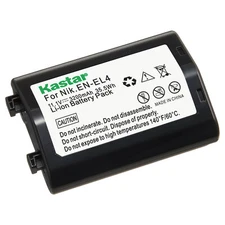 Kastar Battery for Nikon EN-EL4 EN-EL4a D2X D2H D3 D3S D3X F6