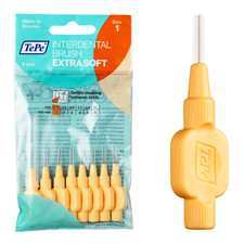 TePe Interdental Brushes Extra Soft Cleaners - Orange - 0.45 mm