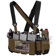 Tactical 5.56 Ready Rig Chest Rig Elastic Cummerbund Concealed Lightweight Vest