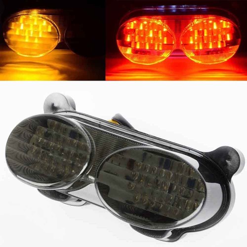 Feu Arrière LED Clignotant Pour Kawasaki Ninja ZX6R, ZX9R, ZR7, ZZR600 - Transparent