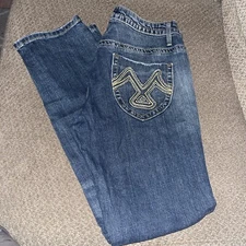 Vigoss Dark Denim Distressed Skinny Jeans Size 30 Waist