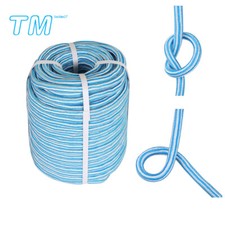 1/2 "x 200'24 Strand Braided Rope Blue and White 8000 LBS Tensile Strength