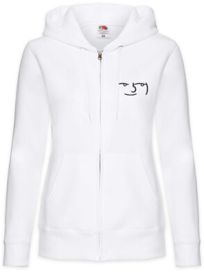 Le Lenny Face Damen Zipper Hoodie Fun Admin Computer Scientist Coder Developer