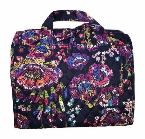 Vera Bradley Nightingale Quilted Backpack Organizer Navy  display picture 2