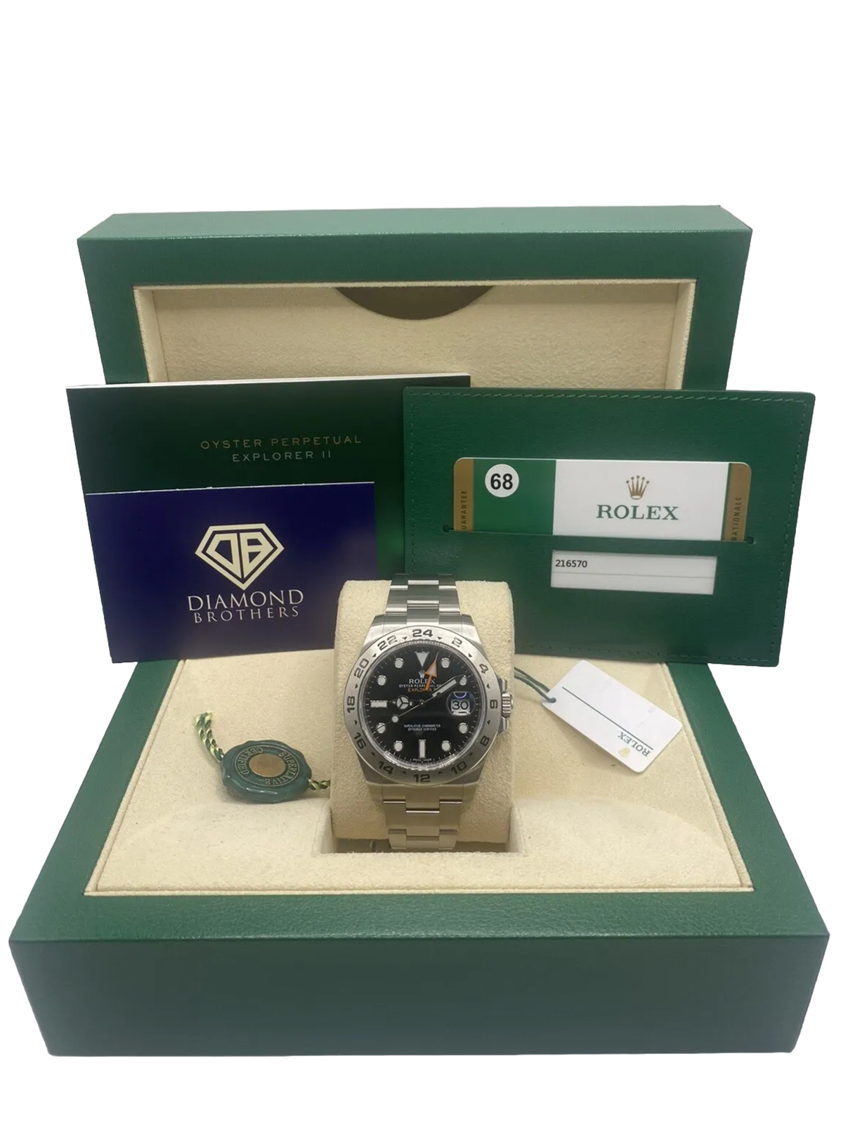 Rolex Explorer II 216570 2017. with Box & Papers.