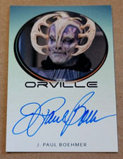 Rittenhouse The Orville Season One J. Paul Boehmer Bordered Autograph