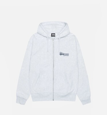 Stussy SUPERIOR QUALITY ZIP HOODIE Full Zip Hoody Men's L