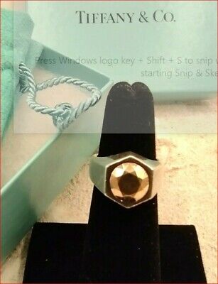 Tiffany & Co Elsa Peretti Esagono Ring 2ct Faceted 18K Gold Tiffany & Co Elsa Peretti Esagono Ring 2ct Faceted 18K Gold