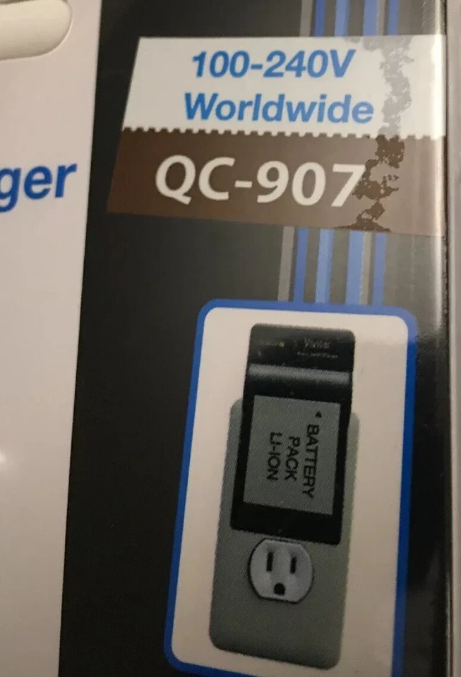 威达快速旅行充电器带车载充电器和欧盟适配器适用于数码相机 Batt — 第 3/4 张图片